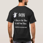 Donker bos Paranormal Ron T-shirt (Achterkant)
