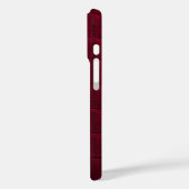 Donker Bourgondi Stijlvol Elegant Esthetisch Ontwe Case-Mate iPhone Case (Achterkant / Links)