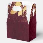 Donker Burgundy en Goud Bedankdoosjes (Geopend)