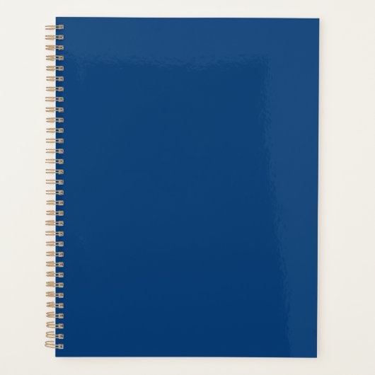 Donker Cerulean Planner (Voorkant)