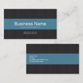 Donker en blauw professioneel Visitekaartje (Voorkant / Achterkant)