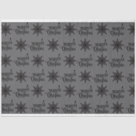 Donker en Gotisch Kerst Tissue Papier