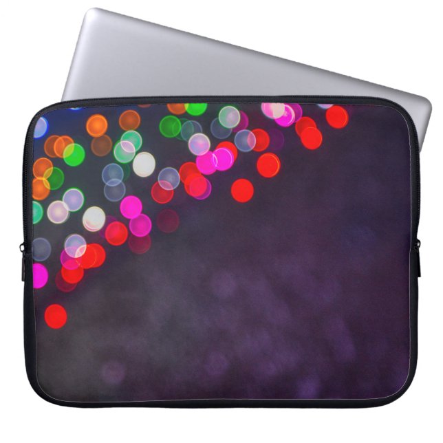 Donker en licht laptop sleeve (Voorkant)