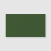 Donker Forest Green Magnetic Visitekaartje (Voorkant)