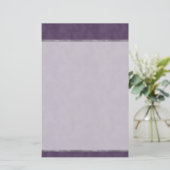 Donker gestructureerd Paars Briefpapier (Staand voorkant)