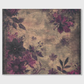  Donker Gotische Kaart Gift Cadeaupapier (Vlak)