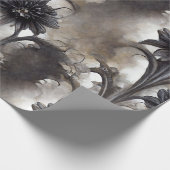 Donker Gotische Tuin Gift Cadeaupapier (Hoek)