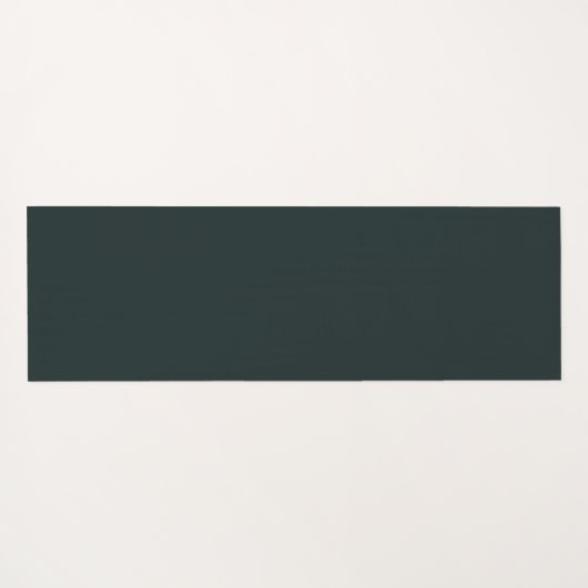 Donker Groen-Cream Yoga Pose met Aangepaste Naam Yogamat (Achterkant (horizontaal))