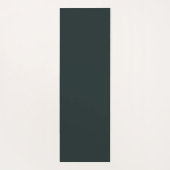 Donker Groen-Cream Yoga Pose met Aangepaste Naam Yogamat (Achterkant)