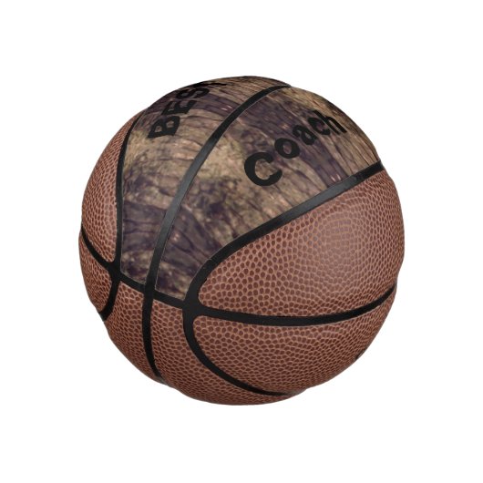 Donker Hout  Basketbal (Schuin)