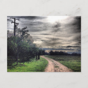 Donker is het pad, maar het is een licht. Briefkaa Briefkaart