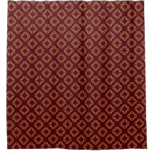 Donker Maroon Bloemen Naadloos Patroon