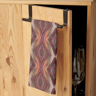 Donker Maroon Rood Koraal Roze Sinaasappel Bruin T Theedoek