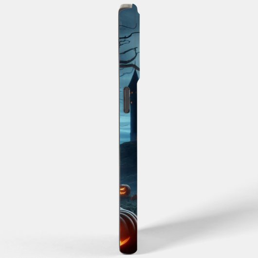 Donker, middeleeuws kasteel, vleermuizen en pompoe Case-Mate iPhone case (Achterkant / Rechts)