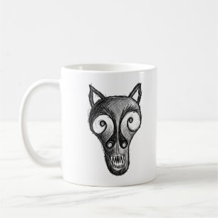 Donker monster koffiemok