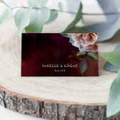 Donker + Moody rustieke bloemenbruiloft plaats kaa