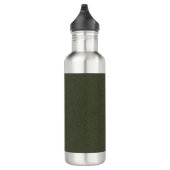 Donker mos getextureerde aangepaste waterfles waterfles  (Rechts)