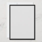 Donker naadloos patroon met blauwe vlinders Morpho Kaart (Achterkant)