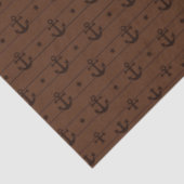 Donker nautisch reeksontwerp 5 tissuepapier (Detail)