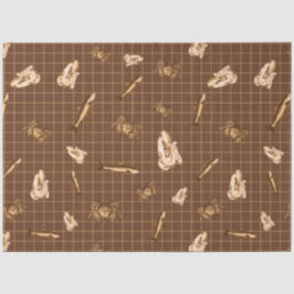 Donker nautisch serie ontwerp 3 tissuepapier