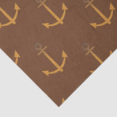 Donker nautisch serie ontwerp 8 tissuepapier (Detail)