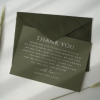 Donker olijfgroen minimalistische typografie bruil