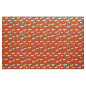 Donker Oranje Martini Cocktail Pattern Stof (Fat Quarter)