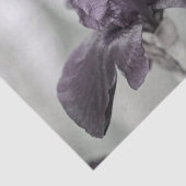 Donker Paarse Iris Bloem voor decopodge Tissuepapier (Detail)