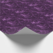 Donker paarse marmer: luxe textuur. cadeaupapier (Hoek)