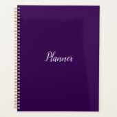 Donker Paarse Planner - Standaard (Voorkant)