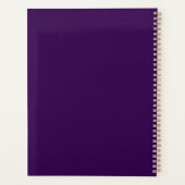 Donker Paarse Planner - Standaard (Achterkant)