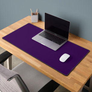 Donker Paarse Solid Color Desk Mat