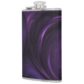 Donker Paarse wervelontwerp Heupfles (Links)