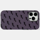 Donker Paarse Witchy Gothic Bat Halloween Case-Mate iPhone Case (Achterkant (horizontaal))