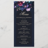 Donker Romantisch Moody Bloemen Gotische Zwarte Hu Menu (Voorkant)