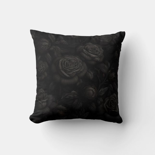 Donker Roos Design Kussen (Voorkant)