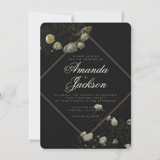 "Donker Roos" — Uitnodiging tot weddenschap met ee (Voorkant)