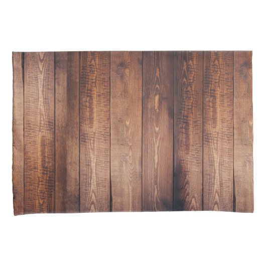 Donker schuurhout kussensloop (Voorkant-Rechts)