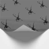 donker spinpakpapier cadeaupapier (Hoek)