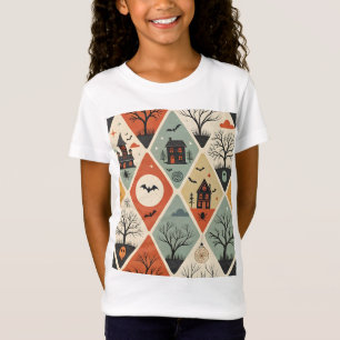 Donker spookpatroon t-shirt