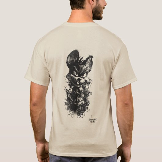 Donker T-shirt (Achterkant)