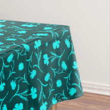 Donker Teal Liberty Bloemmotief Elegant Krachtig