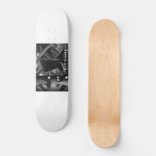 Donker tokio skateboard deck (Voorkant)