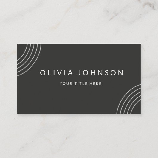 Donker Visitekaartje (Achterkant)