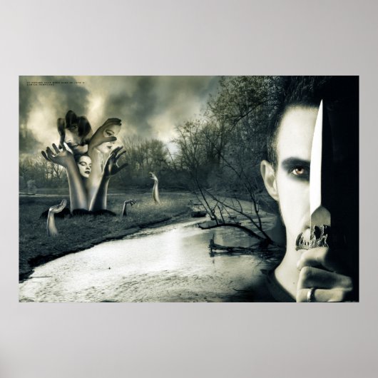 Donker zijn mijn dromen van wijlen II Poster (Voorkant)