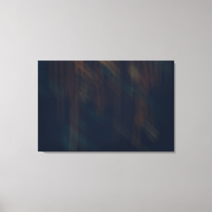 Donkerblauw abstract schilderij canvas afdruk
