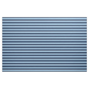 Donkerblauw blauw Striptiepatroon met donkerblauw Stof