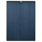 Donkerblauw Boathouse deur Costa Brava Spanje Klembord (Achterkant)