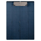 Donkerblauw Boathouse deur Costa Brava Spanje Klembord (Voorkant)