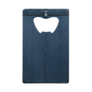 Donkerblauw Boathouse deur Costa Brava Spanje Kredietkaart Flessenopener